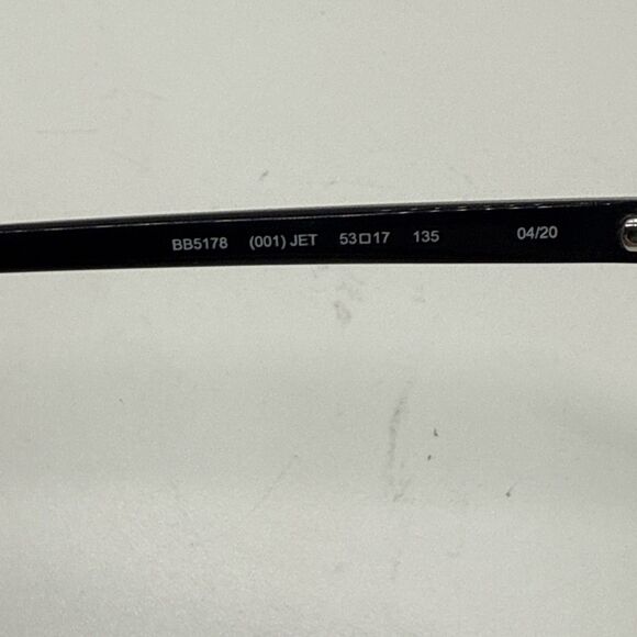 Bebe Eyeglasses Frames BB5178 001 JET Black Cat Eye Swarovski Crystals 53-17-135 - Picture 6 of 8